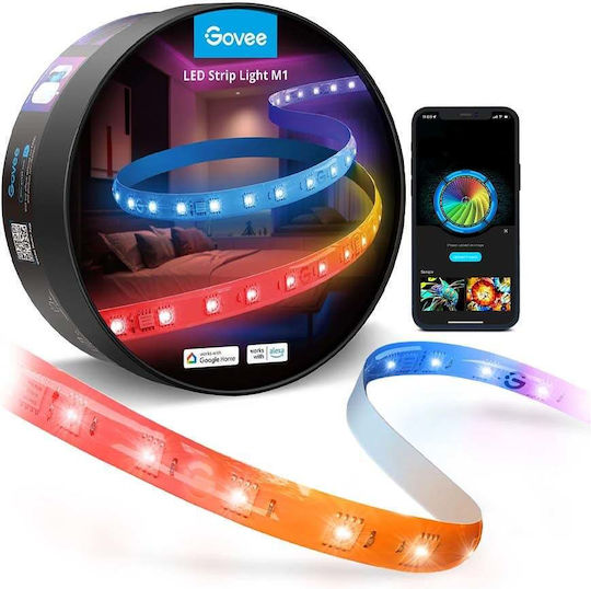 Govee Smart Ταινία LED Wi-Fi 24V RGB Φως 1m H100E0D1 - Image 4