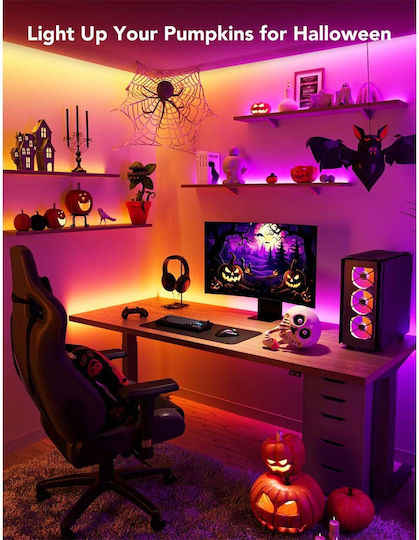 Govee Smart Ταινία LED Wi-Fi 24V RGB Φως 1m H100E0D1 - Image 9