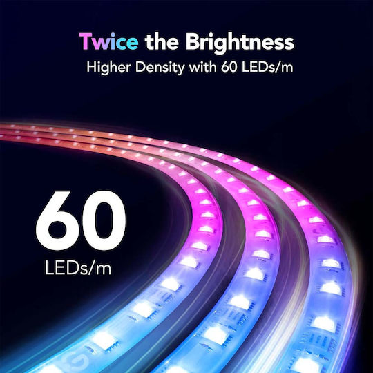 Govee Smart Ταινία LED Wi-Fi 24V RGB Φως 1m H100E0D1 - Image 7