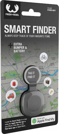 Fresh 'n Rebel Smart Finder Apple Find My Tracker Storm Grey - Image 2