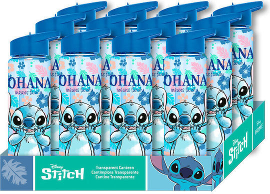 Kids Licensing Stitch Παιδικό Παγούρι Lilo & Stitch Πλαστικό με Καλαμάκι 600ml - Image 2