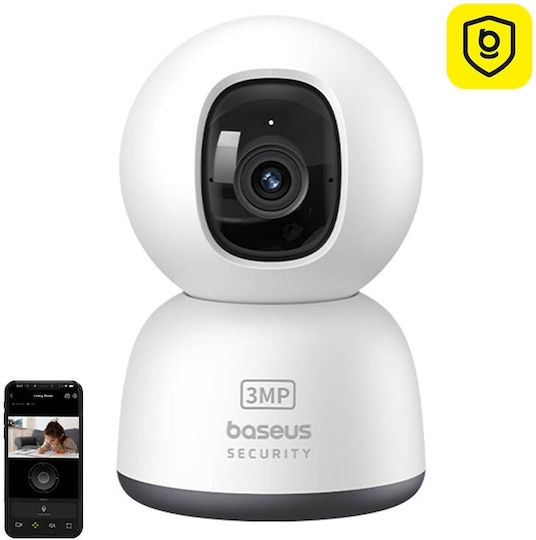 Baseus P1 Lite IP Κάμερα Παρακολούθησης Wi-Fi Full HD+ 3MP με Αμφίδρομη Επικοινωνία - Image 2
