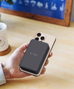 Alternative view of Tech-Protect PB12 LifeMag MagSafe Power Bank 20000mAh 15W με Θύρα USB-A και Θύρα USB-C Μαύρο