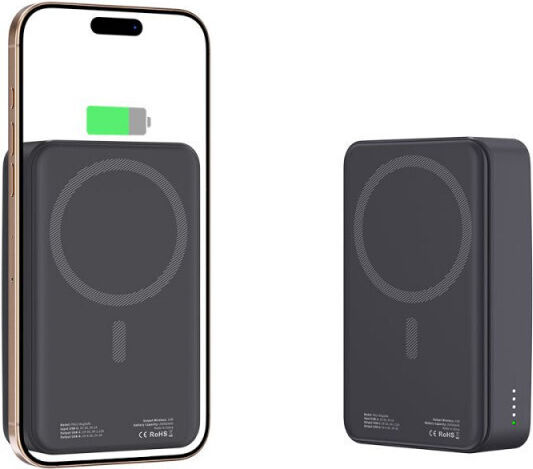 Tech-Protect PB12 LifeMag MagSafe Power Bank 20000mAh 15W με Θύρα USB-A και Θύρα USB-C Μαύρο - Image 4