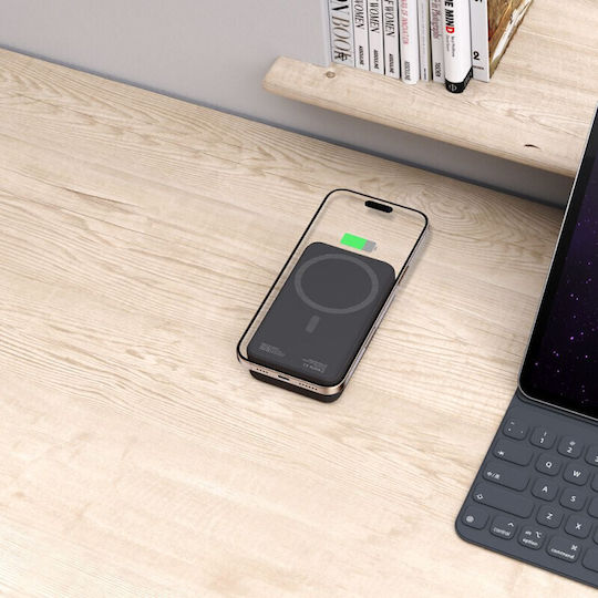 Tech-Protect PB12 LifeMag MagSafe Power Bank 20000mAh 15W με Θύρα USB-A και Θύρα USB-C Μαύρο - Image 9