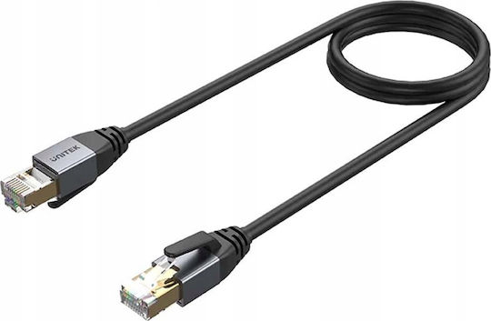 Unitek S/FTP Cat.8 Καλώδιο Δικτύου Ethernet 3m Μαύρο 1τμχ C18149A-3M