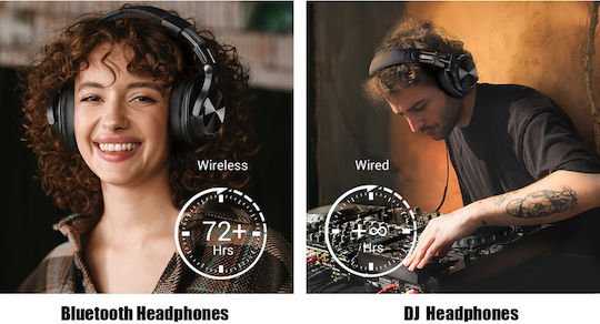 OneOdio Fusion A70 Ασύρματα / Ενσύρματα Over Ear Ακουστικά με 72 ώρες Λειτουργίας Καφέ - Image 5