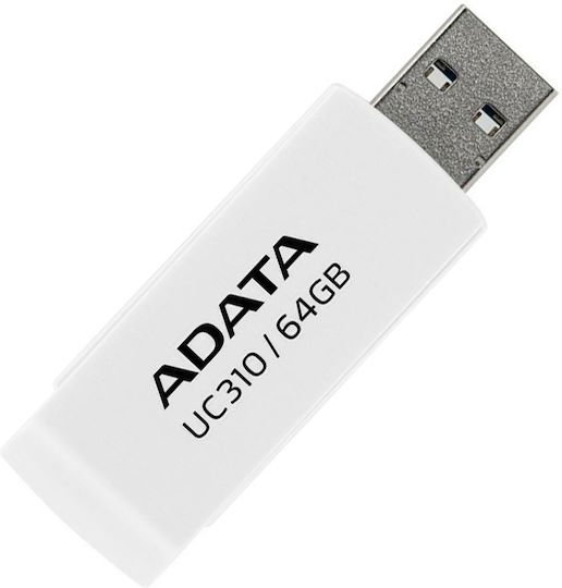 Adata Uc310 64GB USB 3.2 Stick Λευκό - Image 4