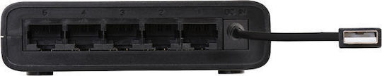 Edimax ES-5500G V3 v3 Unmanaged L2 Switch με 5 Θύρες Gigabit (1Gbps) Ethernet - Image 3