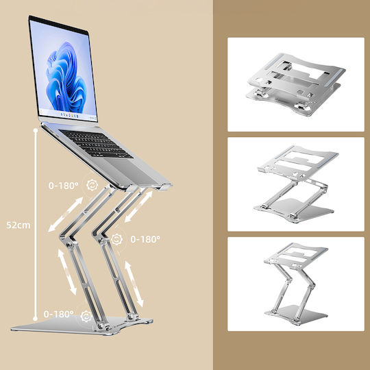 Wozinsky Βάση Στήριξης για Laptop έως 17.3" Ασημί (WRS-CPY75DSS) - Image 5