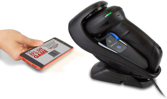 Datalogic Gryphon GD4520 Scanner Χειρός Ενσύρματο με Δυνατότητα Ανάγνωσης 2D και QR Barcodes GD4520-BKK1B - Image 4