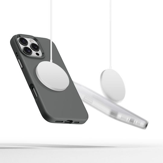 Tech-Protect Back Cover Σιλικόνης Γκρι (iPhone 16 Pro Max) - Image 4