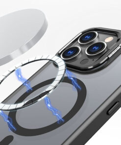 Alternative view of Tech-Protect Magstand MagSafe Back Cover Tempered Glass Μαύρο (iPhone 16 Pro)