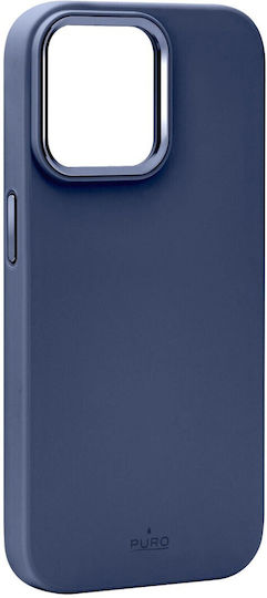 Puro Icon Mag Back Cover Σιλικόνης Μπλε (iPhone 15 Pro Max) PUIPC15P67ICONMPDKBL