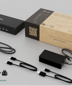Alternative view of i-tec USB-C Docking Station με HDMI/DisplayPort 4K και σύνδεση 4 Οθονών Μαύρο (CA6MONITORDOCKPD)
