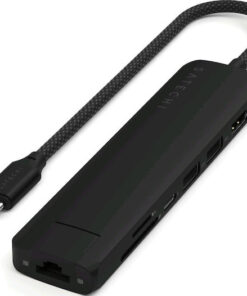 Satechi USB-C Docking Station με HDMI 4K PD Ethernet Μαύρο (ST-P7SK)