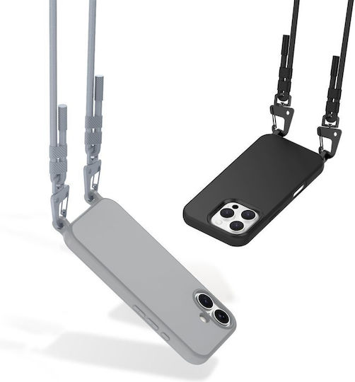 Tech-Protect Magnecklace Back Cover Σιλικόνης Γκρι (iPhone 16) - Image 3