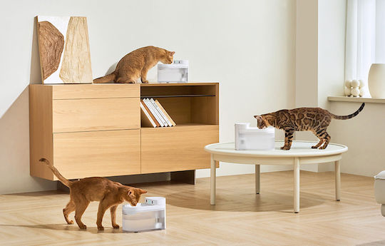 Catlink Αυτόματη Πλαστική Ποτίστρα / Συντριβάνι για Γάτα 2x 2.3lt 17cm σε Γκρι Χρώμα - Image 7