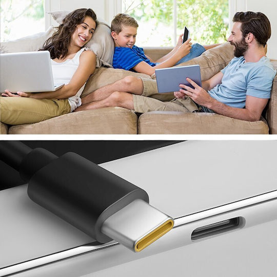 Qoltec Φορτιστής με Ενσωματωμένο Καλώδιο GaN USB-C 100W Power Delivery Μαύρος (Power Pro) - Image 4