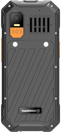 Hammer 6 LTE Dual SIM Ανθεκτικό Κινητό με Κουμπιά Μαύρο - Image 3