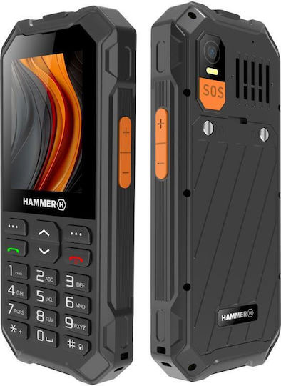 Hammer 6 LTE Dual SIM Ανθεκτικό Κινητό με Κουμπιά Μαύρο - Image 5