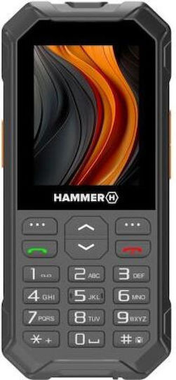 Hammer 6 LTE Dual SIM Ανθεκτικό Κινητό με Κουμπιά Μαύρο - Image 2