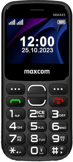 MaxCom MM443 Dual SIM Κινητό με Κουμπιά Μαύρο - Image 3