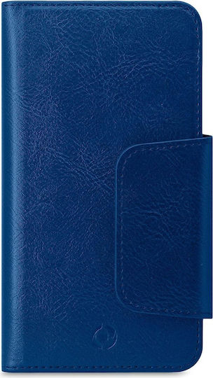 Celly Duomo Book Case έως 5.8" Μπλε