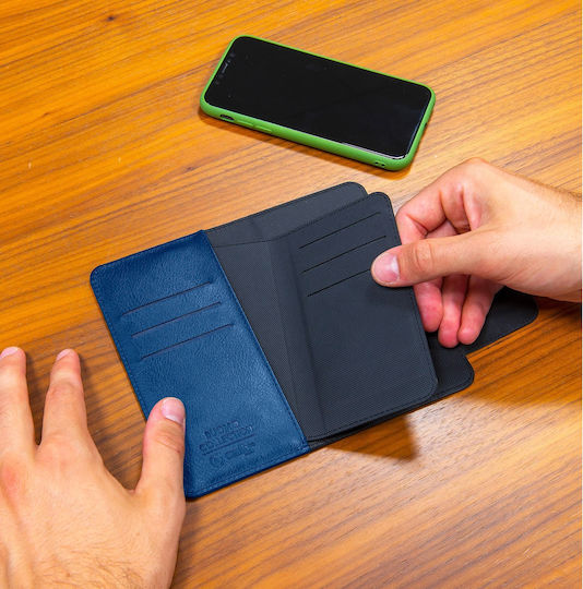 Celly Duomo Book Case έως 5.8" Μπλε - Image 4