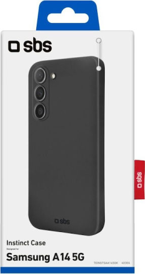 SBS Instinct Back Cover Σιλικόνης Μαύρο (Galaxy A14) INSTSAA144GK - Image 3