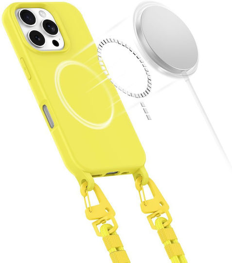 Tech-Protect Magnecklace Back Cover Σιλικόνης Κίτρινο (iPhone 16 Pro Max) - Image 2