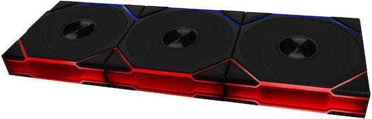 Lian Li UNI FAN TL Wireless Reverse Case Fan 120mm με ARGB Φωτισμό και Σύνδεση 4-Pin PWM 3τμχ - Image 2