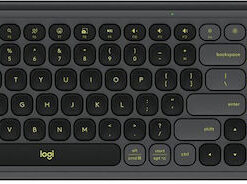 Logitech Pop Icon Combo Ασύρματο Bluetooth Πληκτρολόγιο Αγγλικό US Γραφίτης/Πράσινο