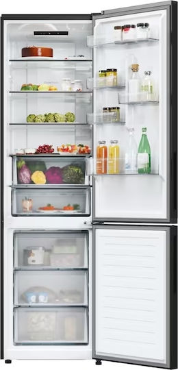 Candy Ψυγειοκαταψύκτης 409lt Total NoFrost Υ205xΠ59.5xΒ66.7εκ. Μαύρος CNCQ2T620EB - Image 3