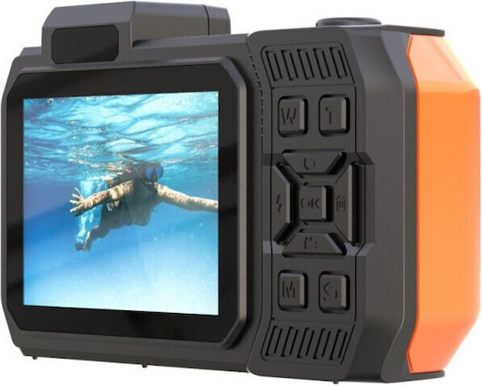 AgfaPhoto WP9500 Compact Φωτογραφική Μηχανή 24MP Πορτοκαλί - Image 4