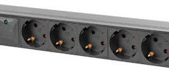 Lanberg Πολύπριζο Rack PDU-06F-0200-BK 1τμχ