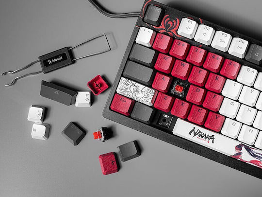 A4Tech Bloody S98 Gaming Μηχανικό Πληκτρολόγιο με BLMS Red Plus διακόπτες και RGB φωτισμό (Αγγλικό US) Naraka - Image 2