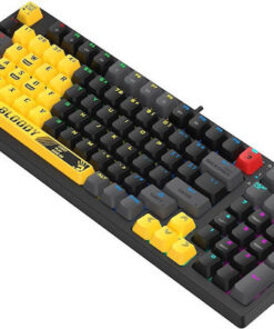A4Tech Bloody S98 Gaming Μηχανικό Πληκτρολόγιο με BLMS Red Plus διακόπτες και RGB φωτισμό (Αγγλικό US) Sports Lime