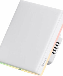 Alternative view of Sonoff T5EU1C Χωνευτός Διακόπτης Τοίχου Αφής Wi-Fi Μονός με Πλαίσιο Λευκός T5-1C-86