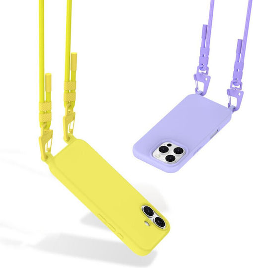 Tech-Protect Magnecklace Back Cover Σιλικόνης Κίτρινο (iPhone 16 Pro) - Image 3