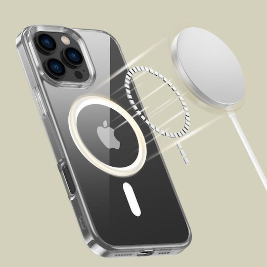 Tech-Protect Flexair Hybrid Magsafe Back Cover Tempered Glass Διάφανο (Galaxy S24 FE) - Image 2