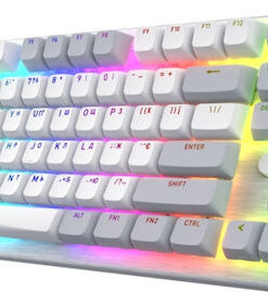 HATOR Gravity Gaming Μηχανικό Πληκτρολόγιο Tenkeyless με RGB φωτισμό (Αγγλικό US) Λευκό