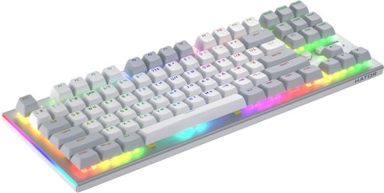 HATOR Gravity Gaming Μηχανικό Πληκτρολόγιο Tenkeyless με RGB φωτισμό (Αγγλικό US) Λευκό - Image 4