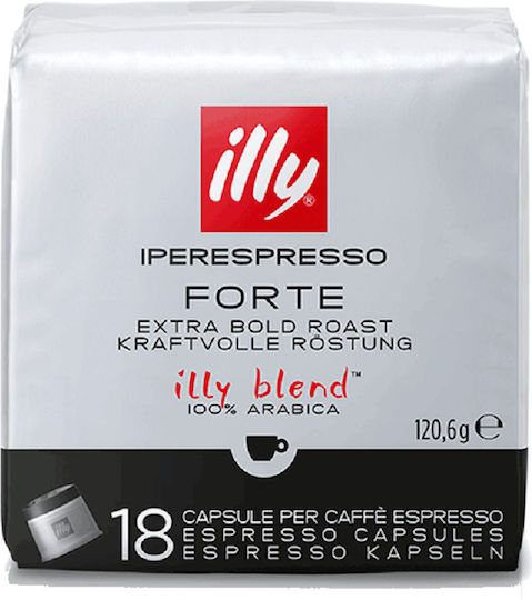 Illy Κάψουλες Espresso Forte Συμβατές με Μηχανή Iperespresso 18caps 01-04-0160 - Image 2