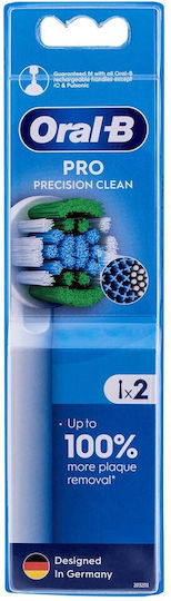 Oral-B Pro Precision Clean Ανταλλακτικές Κεφαλές για Ηλεκτρική Οδοντόβουρτσα EB20RX-2 1τμχ - Image 3