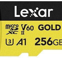 Alternative view of Lexar Professional microSDXC 256GB Class 10 U3 V60 A1 UHS-II με αντάπτορα