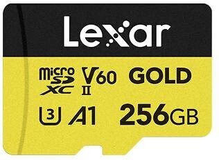 Lexar Professional microSDXC 256GB Class 10 U3 V60 A1 UHS-II με αντάπτορα - Image 2