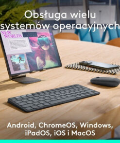 Alternative view of Logitech Keys To Go 2 Ασύρματο Bluetooth Πληκτρολόγιο για Tablet Αγγλικό US Graphite
