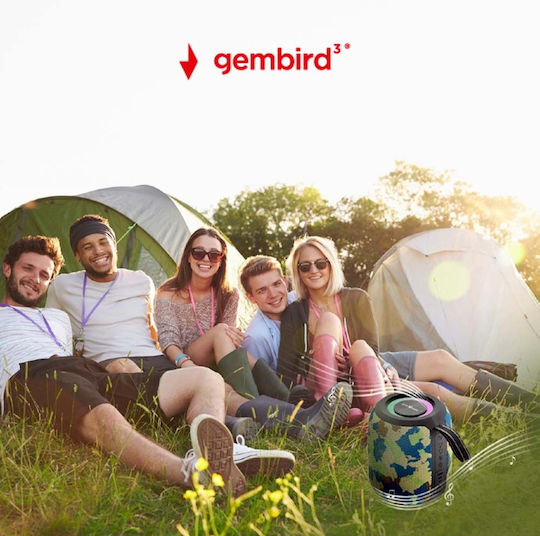 Gembird Ηχείο Bluetooth 8W με Ραδιόφωνο και Διάρκεια Μπαταρίας έως 4 ώρες Πολύχρωμο SPK-BT-LED-05-CM - Image 3