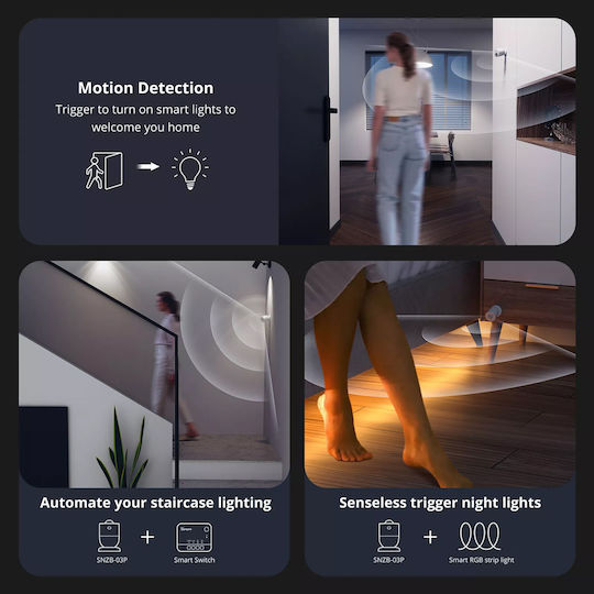 Sonoff SNZB-03P PET Ασύρματος ZigBee / Wi-Fi Αισθητήρας Κίνησης 110° Εμβέλειας 6m - Image 7
